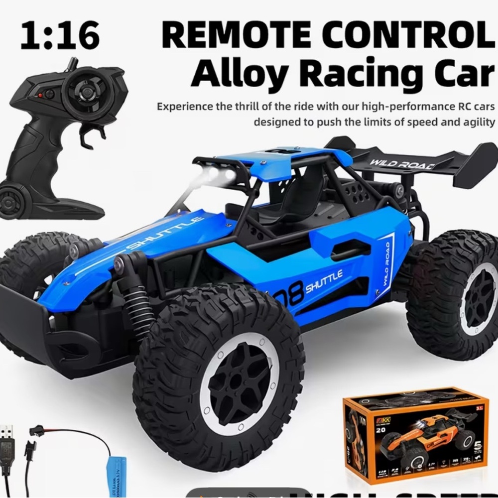 Hispeed Remote Control Car With Rechargeable Battery